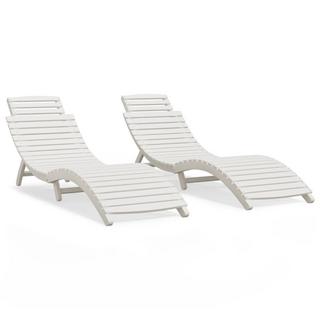 VidaXL Chaise longue bois d'acacia  