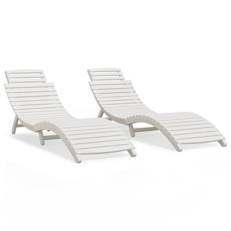 VidaXL Chaise longue bois d'acacia  