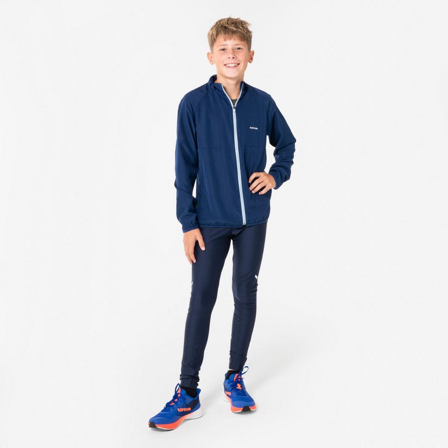 KIPRUN  Veste de running enfant coupe-vent polyester 