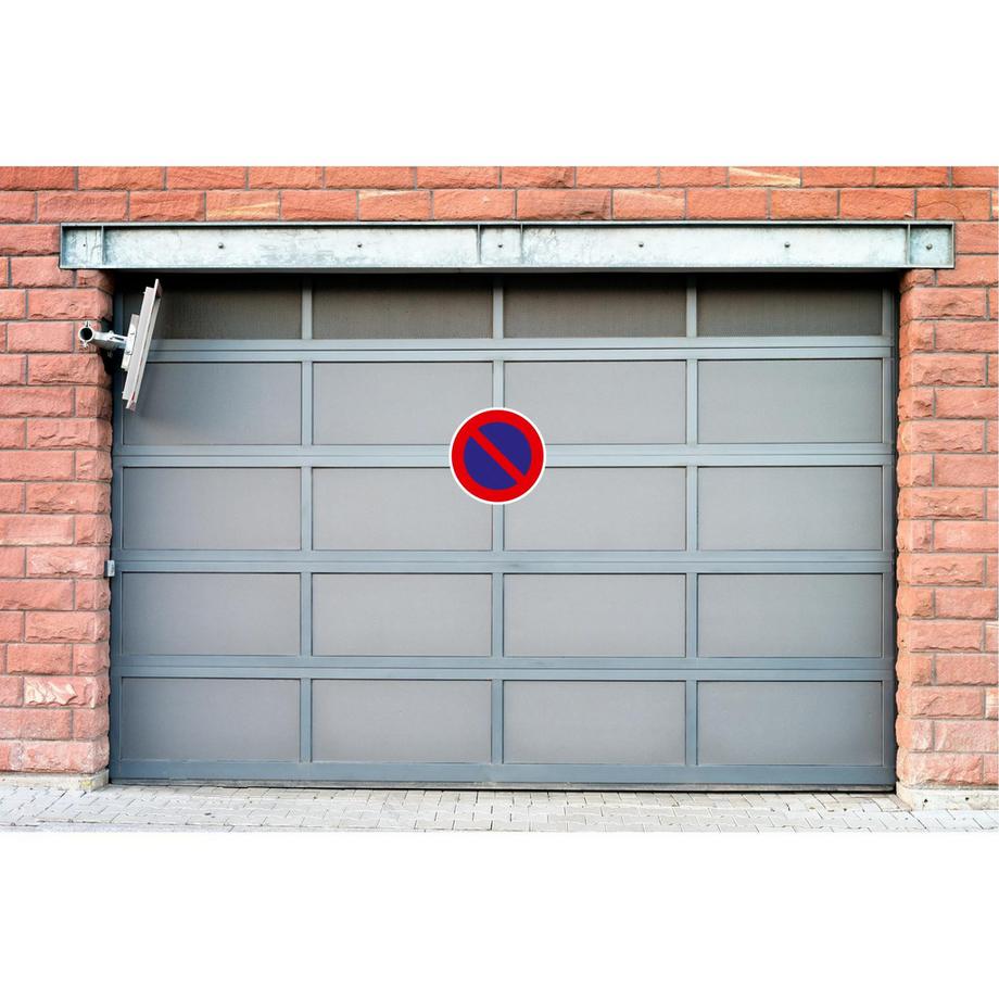 Exacompta Cartello adesivo rotondo diametro 30cm SOSTA VIETATA  