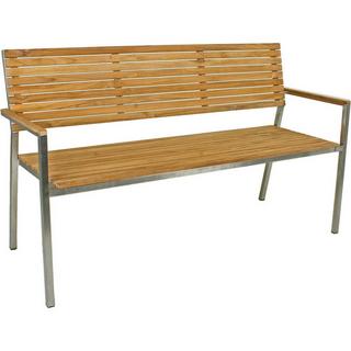 mutoni pleasure Garten Essgruppe Dallas Teak natur silber (6-tlg)  