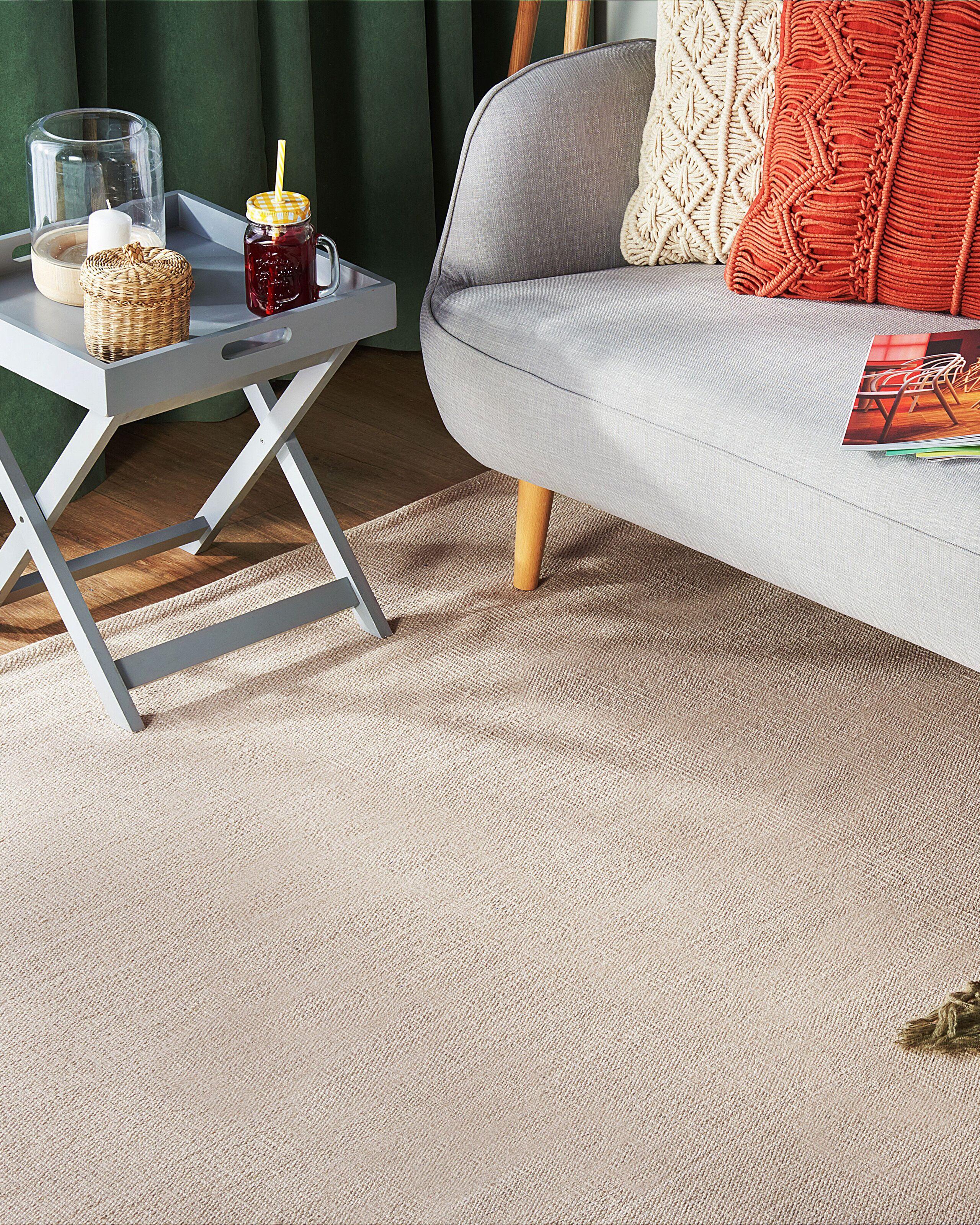 Beliani Tapis en Coton Scandinave DERINCE  