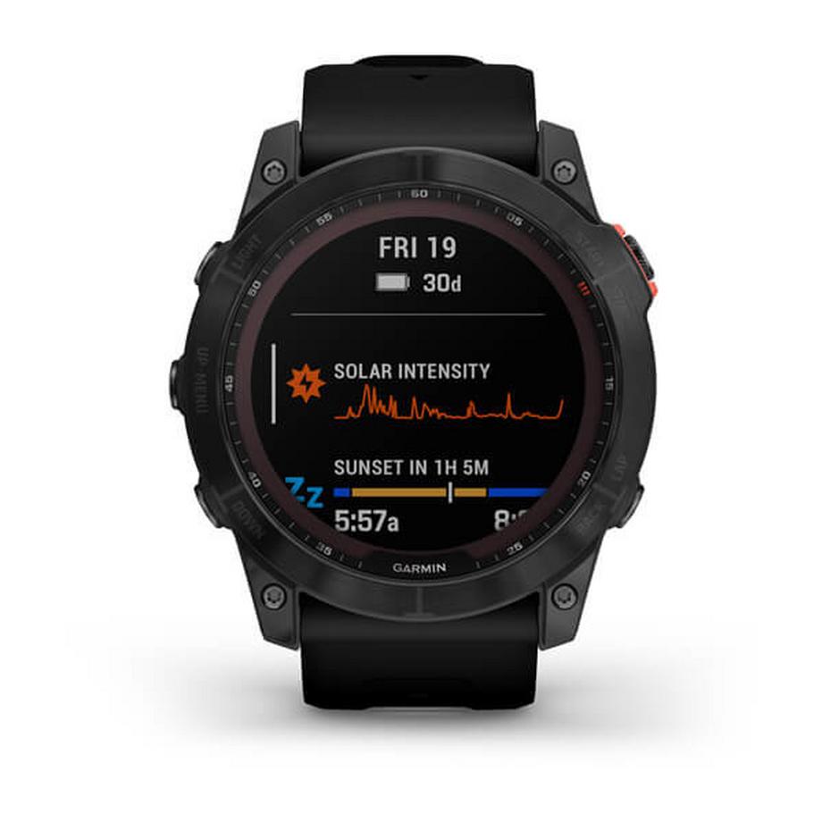 GARMIN  Sportuhr Fenix 7X Solar Schwarz/Anthrazit 
