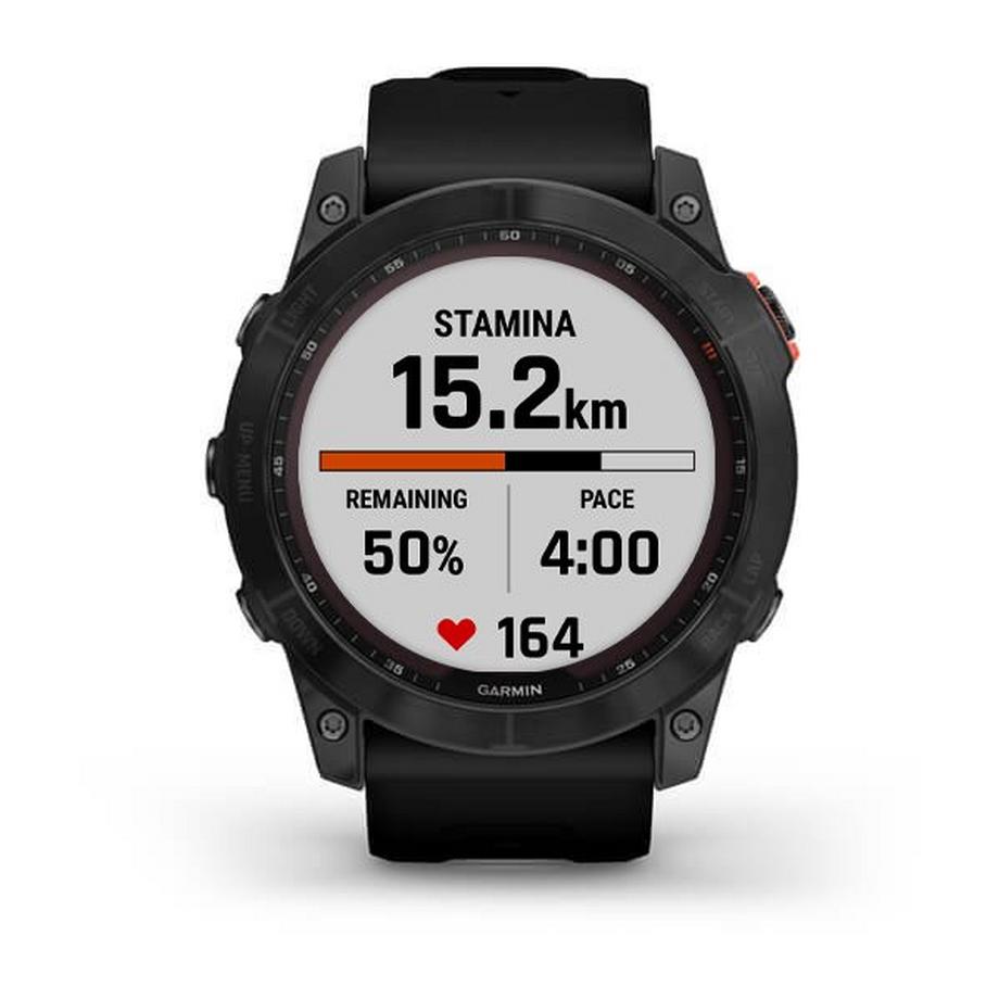 GARMIN  Sportuhr Fenix 7X Solar Schwarz/Anthrazit 