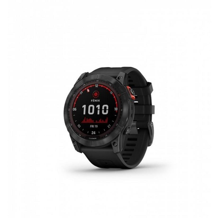 GARMIN  Sportuhr Fenix 7X Solar Schwarz/Anthrazit 