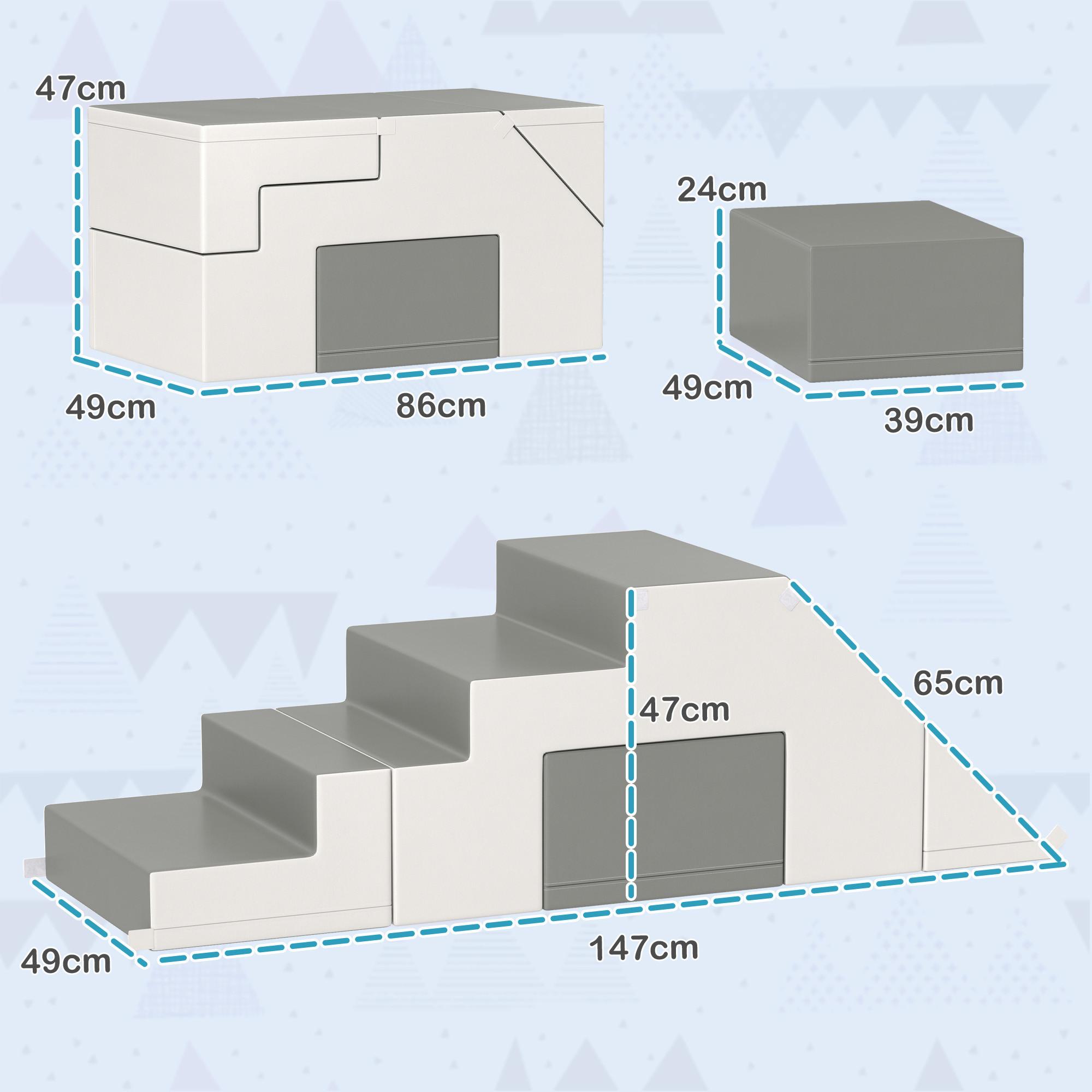 HOMCOM  Ensemble de jeu doux pour enfants 