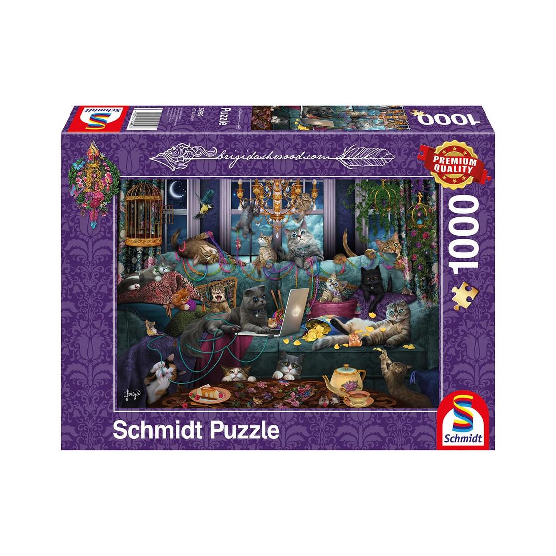 Image of Puzzle Katzen in Quarantäne (1000Teile)