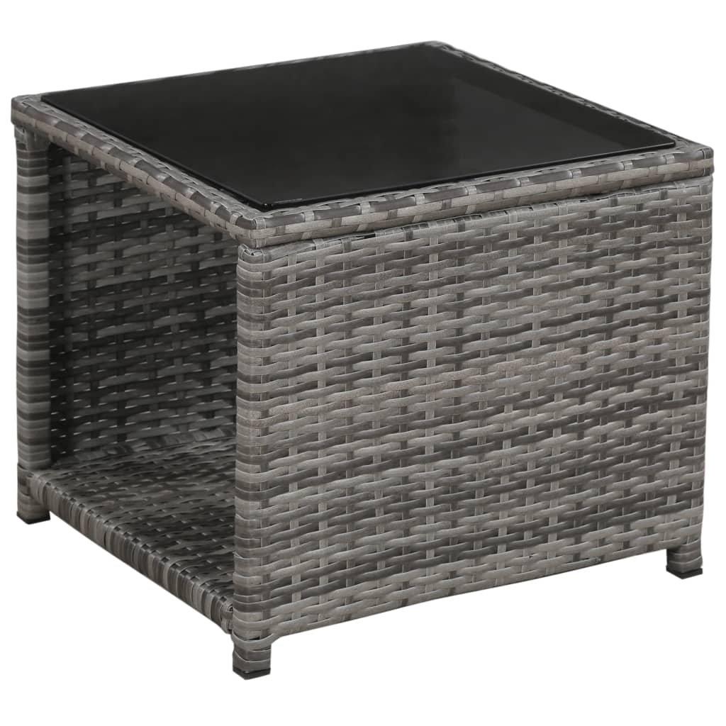 VidaXL Bistro-set poly-rattan  