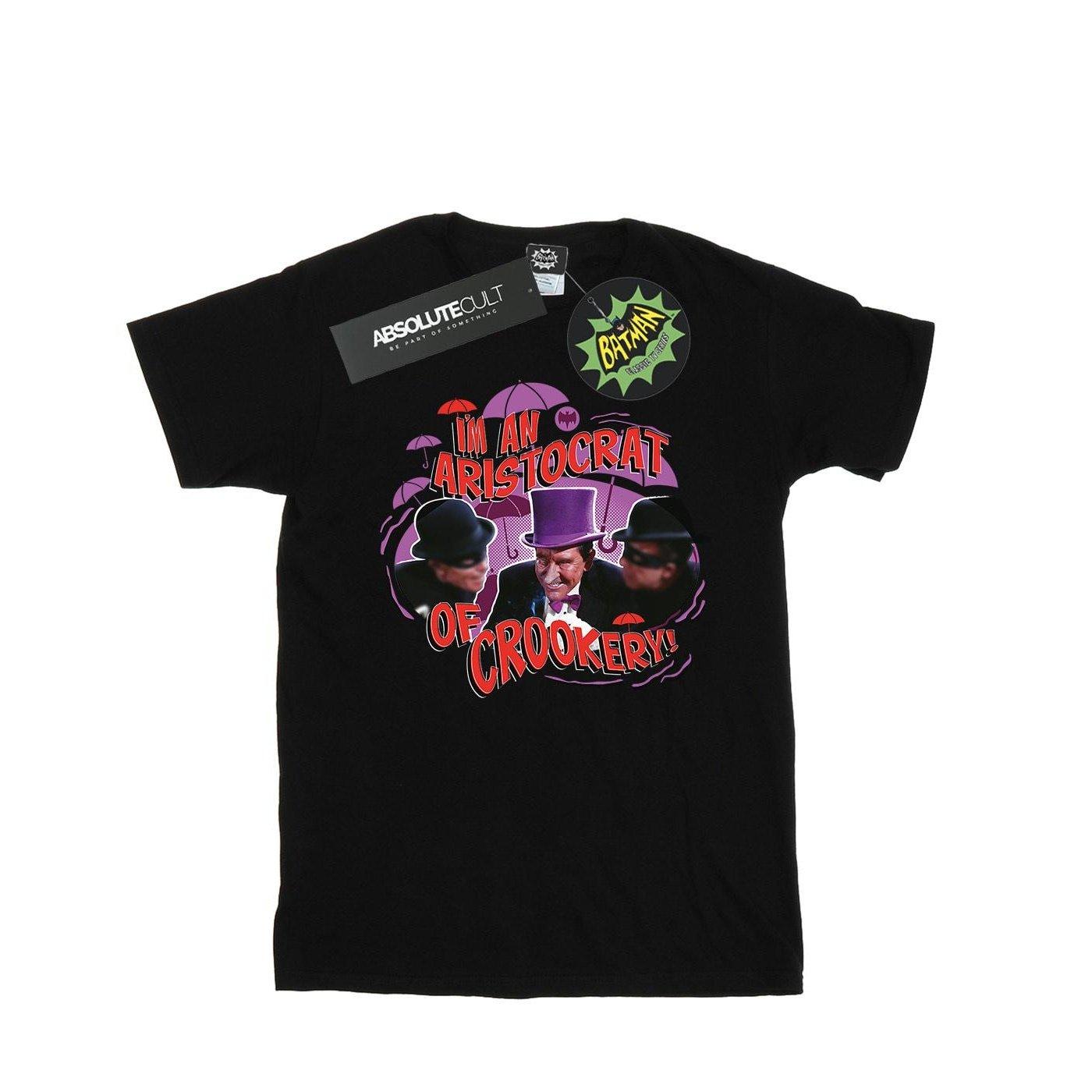 Image of Batman Tv Series The Penguin Aristocrat Tshirt Jungen Schwarz 140/146