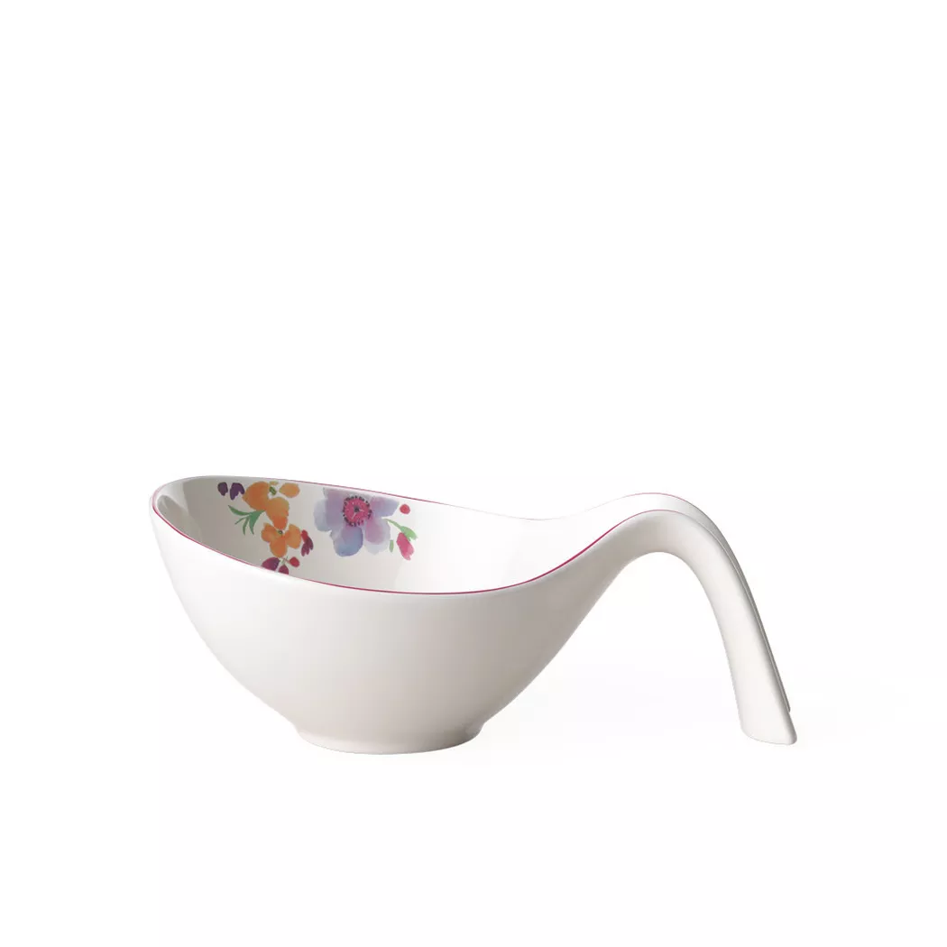 Villeroy & Boch - Schale mit Griff Mariefleur Gifts, One Size, Weiss Bedruckt