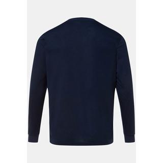 JP1880  Maglia a maniche lunghe con QuickDry, taschino sul petto e scollo rotondo 