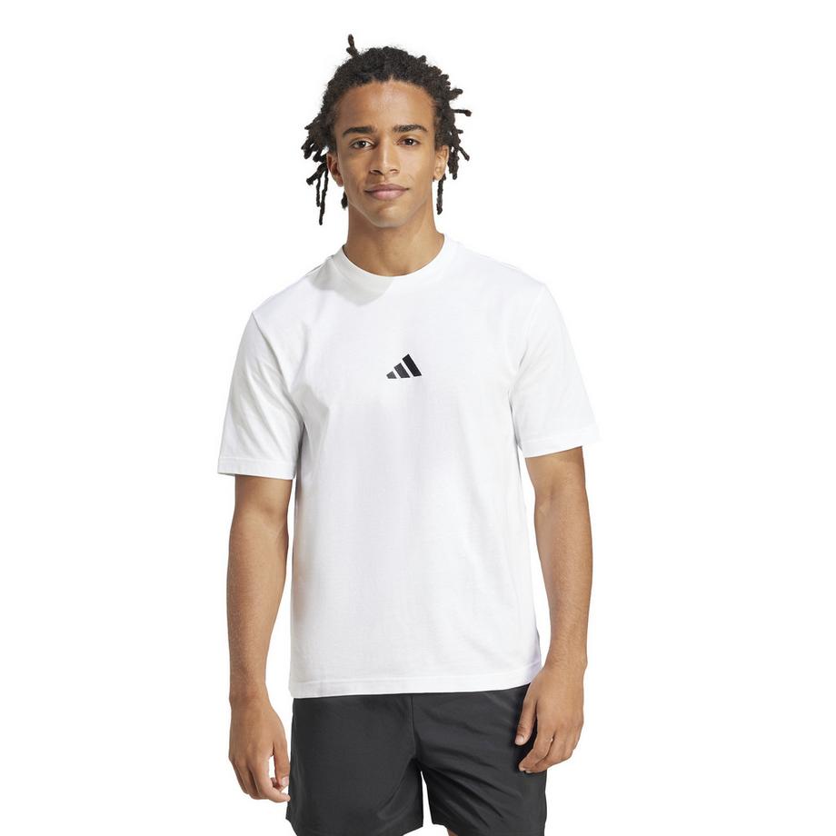 adidas  einfaches jersey-t-shirt essentials small logo 