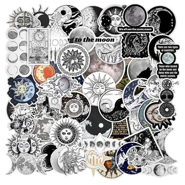 Image of Packung Aufkleber - Mond Packung Aufkleber - Mond