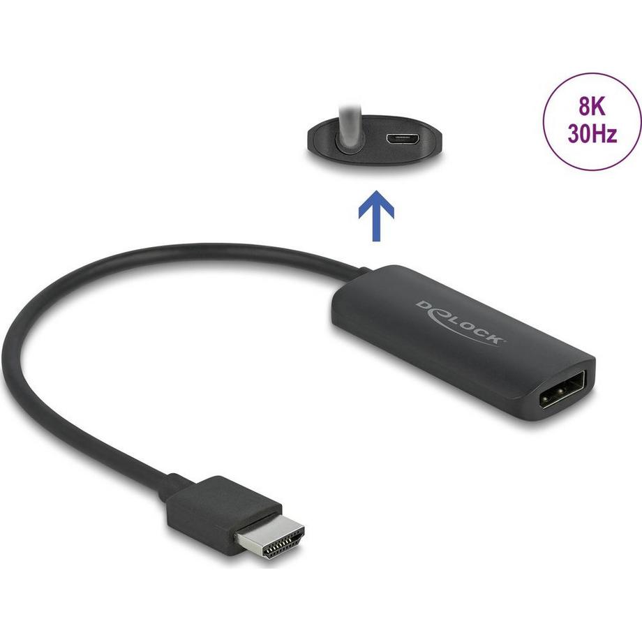 DeLock  Adapter HDMI - DisplayPort 