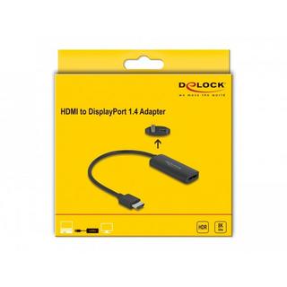 DeLock  DeLOCK Adattatore HDMI-A maschio a DisplayPort femmina 8K 