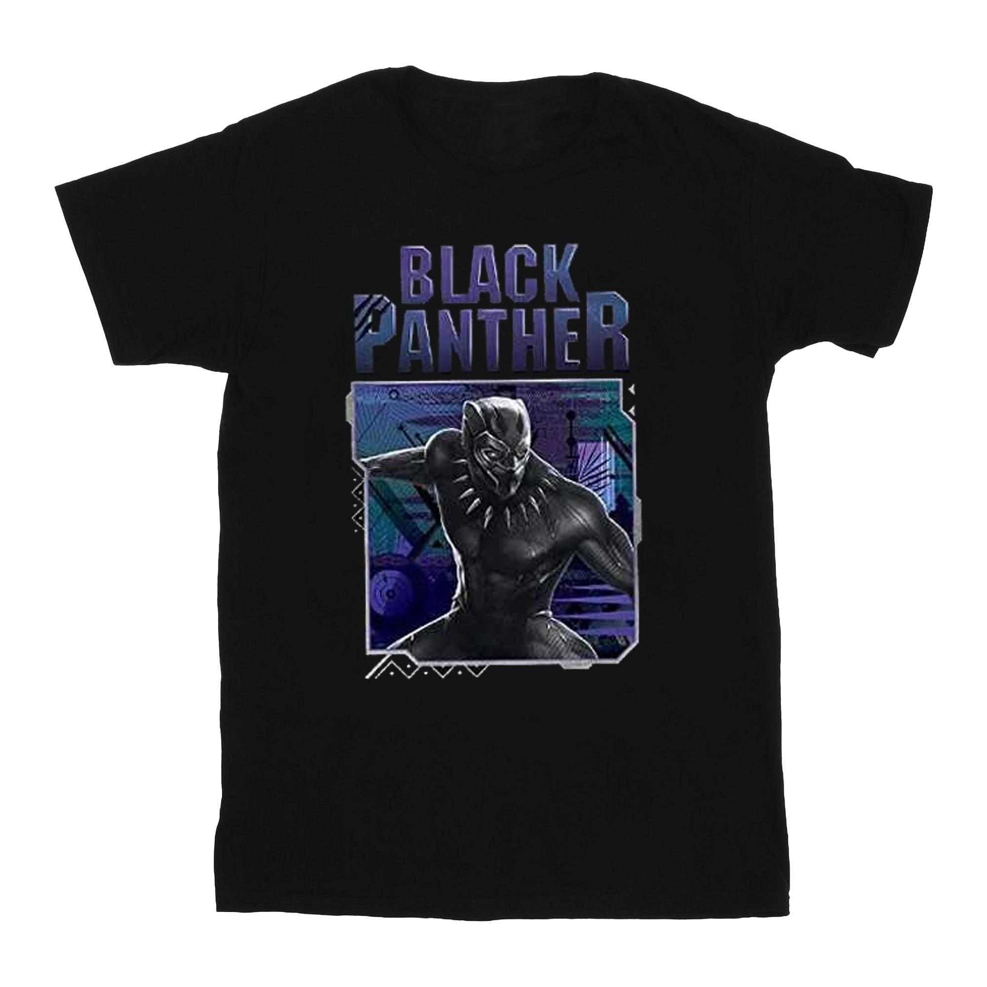 Black Panther  Tech Badge TShirt 