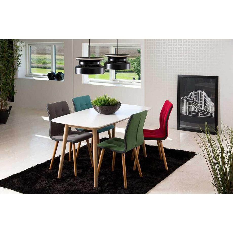 mutoni Tavolo da pranzo Philli bianco  