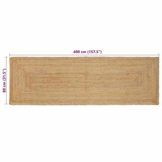 VidaXL  Teppich für das wohnzimmer jute 