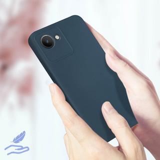 Avizar  Coque Realme C30 Soft Touch Bleu nuit 