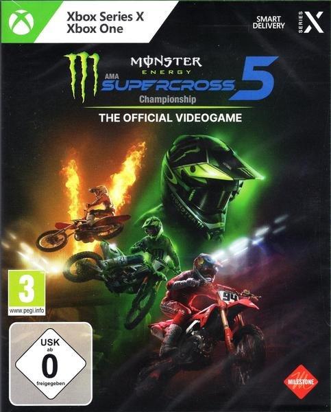 GAME  Monster Energy Supercross 5 Standard Englisch, Deutsch Xbox Series X 