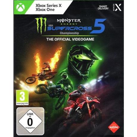 GAME  Monster Energy Supercross 5 Standard Englisch, Deutsch Xbox Series X 