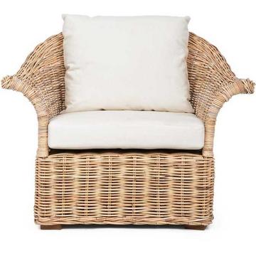 Fauteuil de jardin avec coussins Pamplona