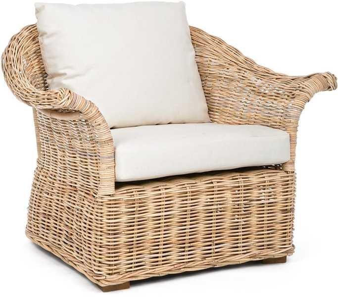 mutoni Fauteuil de jardin avec coussins Pamplona  