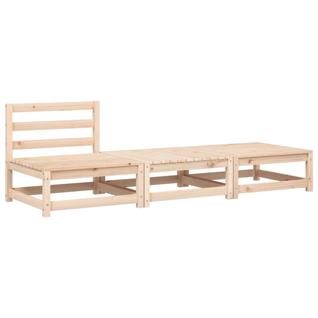 VidaXL Canapé de jardin bois  