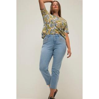 Studio Untold  Mom-Jeans, Wide Legs, 5-Pocket mit Kettenbändern, Zippfly 