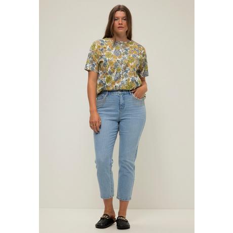 Studio Untold  Mom-Jeans, Wide Legs, 5-Pocket mit Kettenbändern, Zippfly 