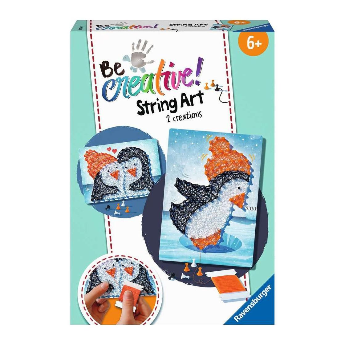 Image of Be Creative String Art Pinguine Unisex Multicolor ONE SIZE