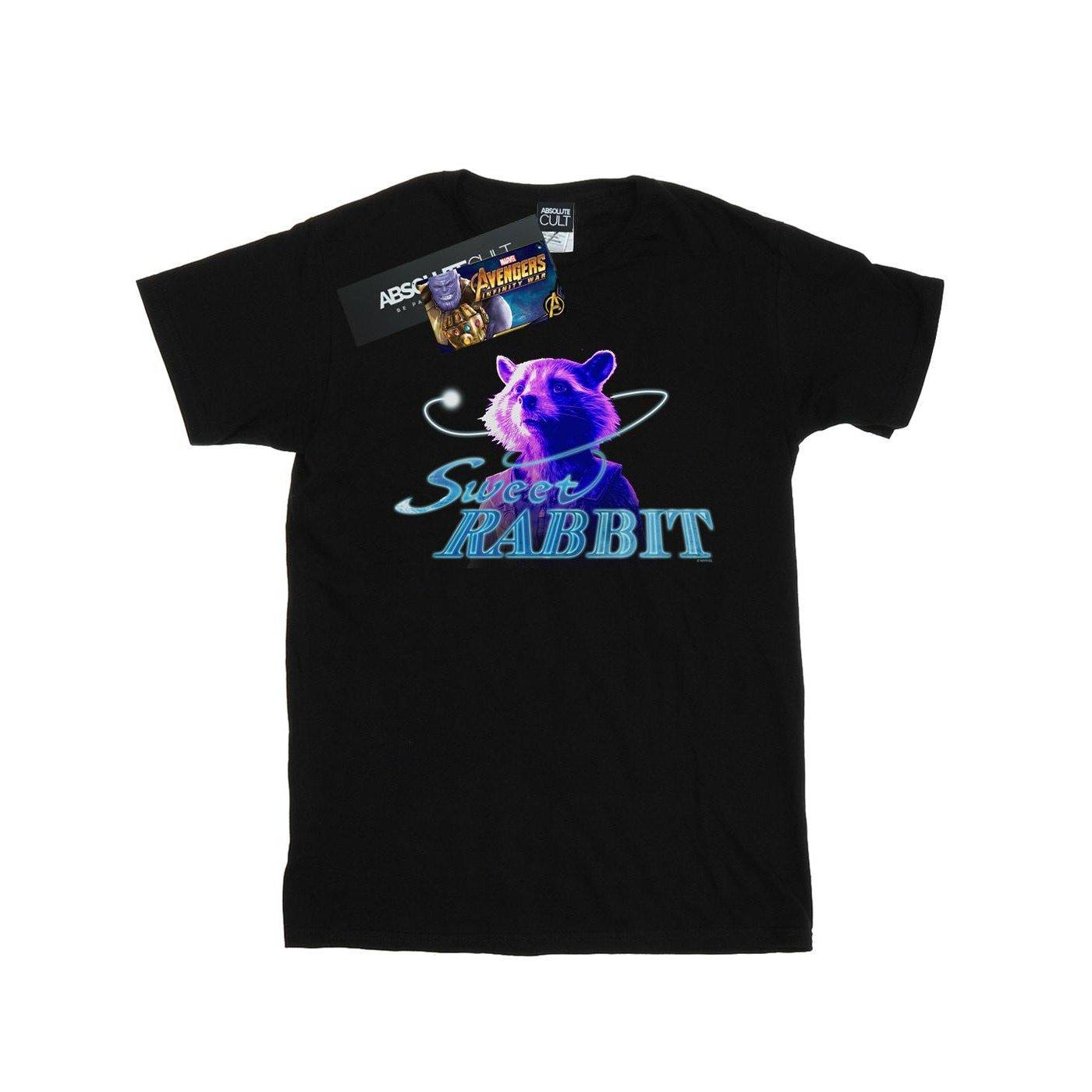 Image of Avengers Infinity War Sweet Rabbit Tshirt Damen Schwarz L