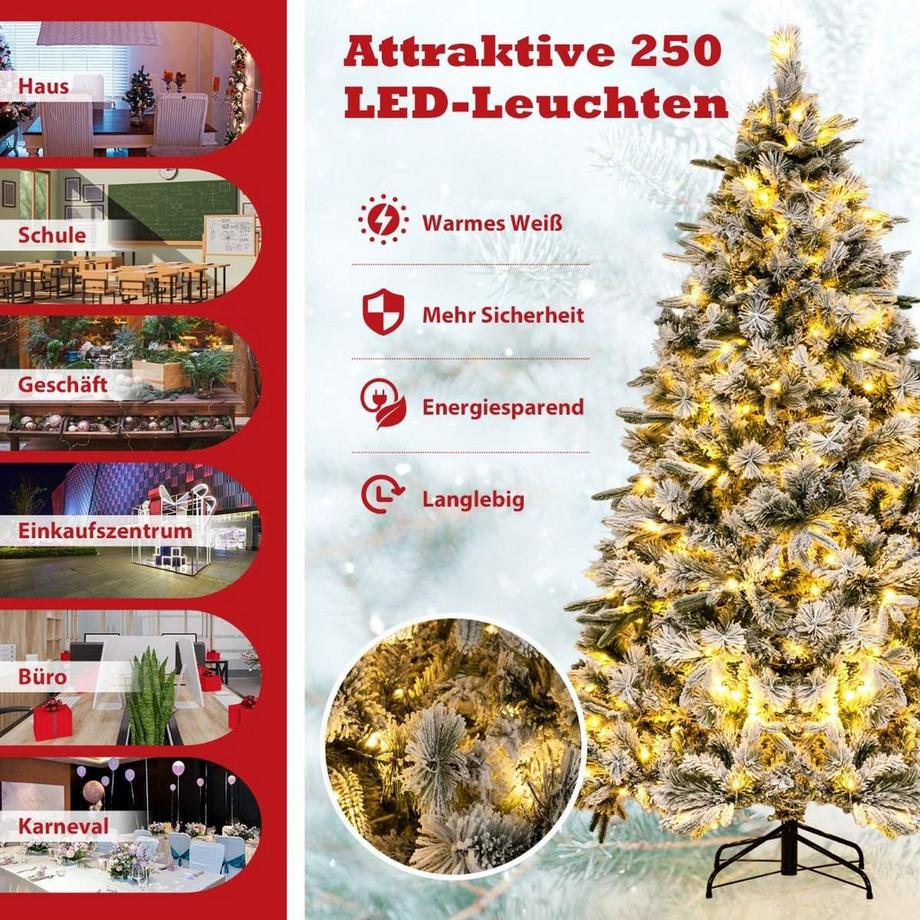 Northix Albero di Natale artificiale, luci a LED  