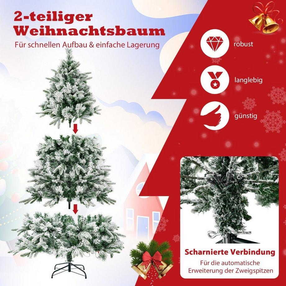 Northix Albero di Natale artificiale, luci a LED  