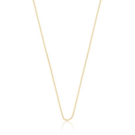 MUAU Schmuck  Collier Rundanker Gelbgold 750, 1.5mm, 42cm 