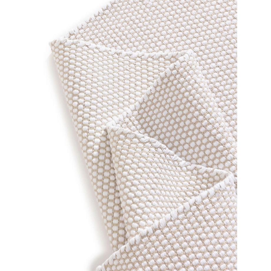 Benuta  Handgewebter Baumwollteppich Ron 