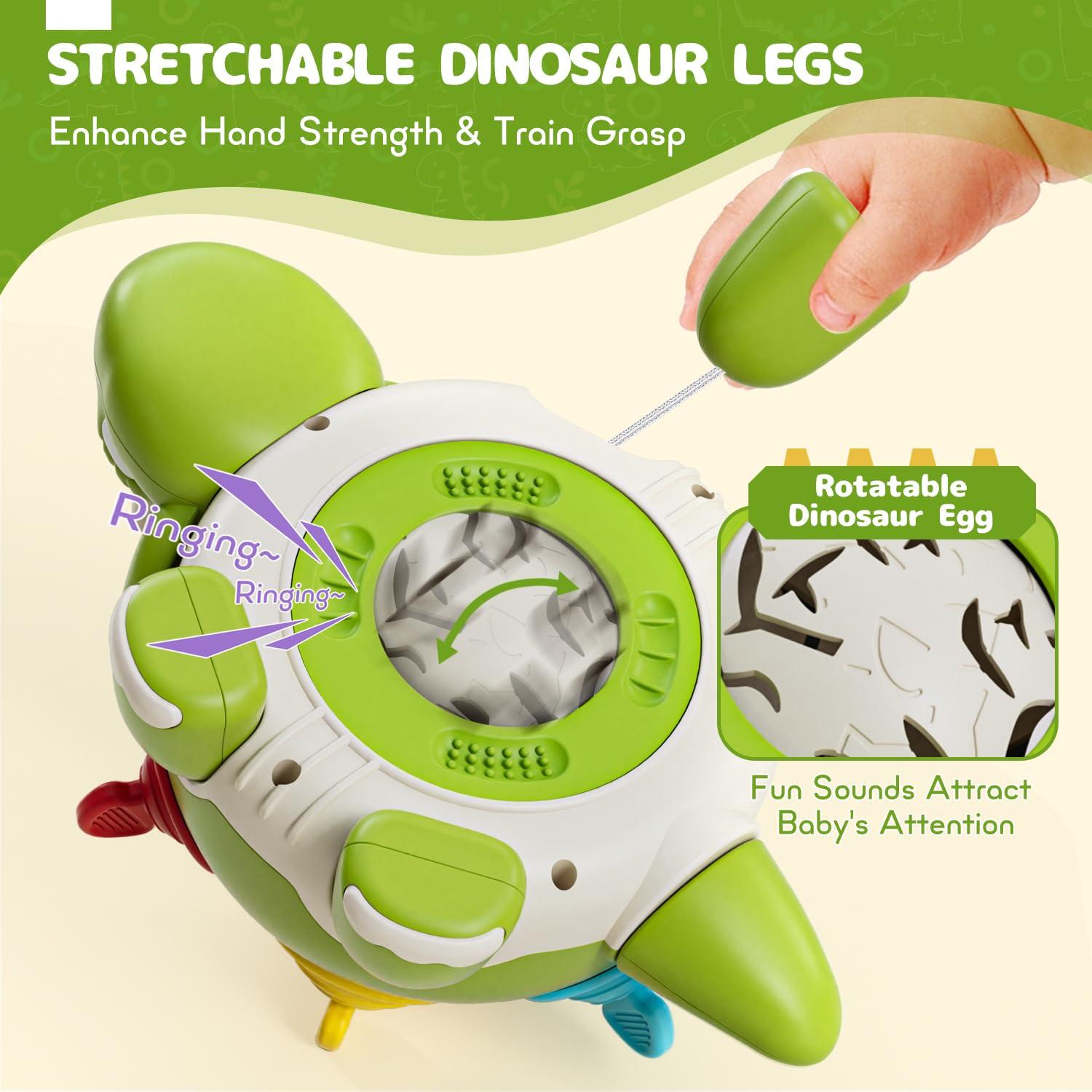 Activity-board  Jouet CastleMotor, jouet sensoriel pour bébé, jouet pour enfant Dino, jouet d'apprentissage précoce, jouet de rotation Pop Fidget 