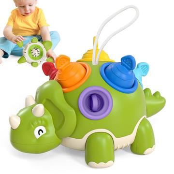 CastleMotor Toy, Baby Sensory Toy Dino Kinderspielzeug, frühe Entwicklung Lernen Spielzeug Geschenk, Pop Fidget Spinning Toy