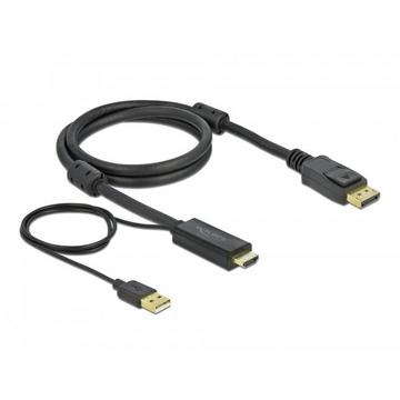 DeLOCK Câble HDMI vers DisplayPort 4K 30 Hz 1 m