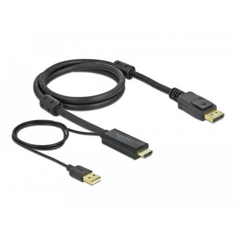 DeLock  Kabel HDMI – Displayport, HDMI/USB 