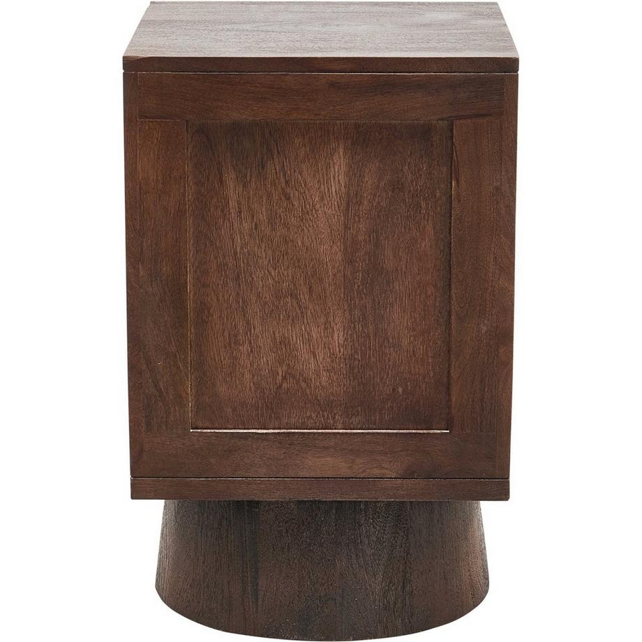 mutoni Nachttisch Crumble Mango dunkelbraun  