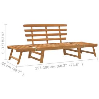 VidaXL Banc de Jardin  