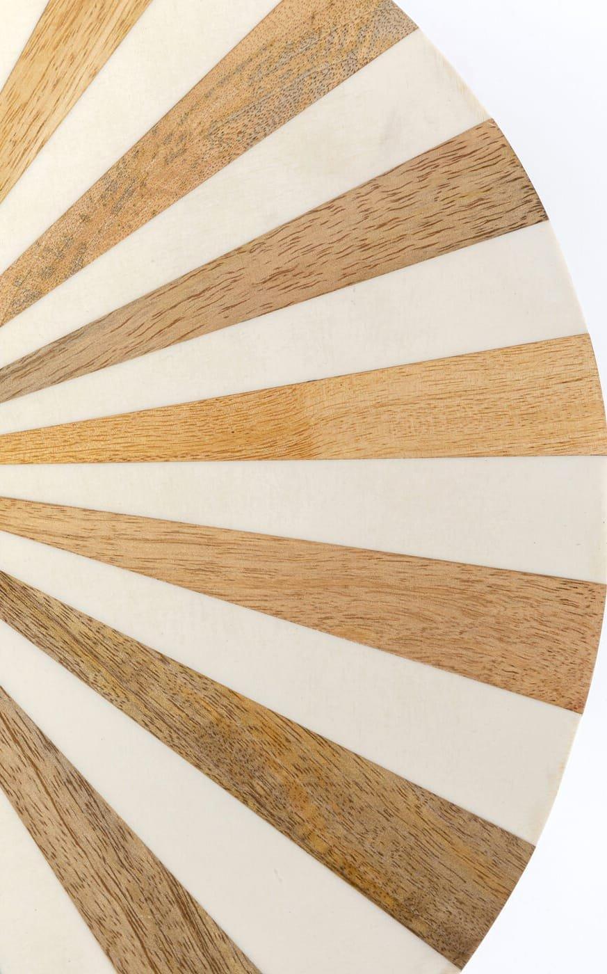 KARE Design Domero Cirque tavolino bianco oro rotondo 40  