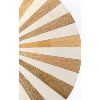 KARE Design Domero Cirque tavolino bianco oro rotondo 40  