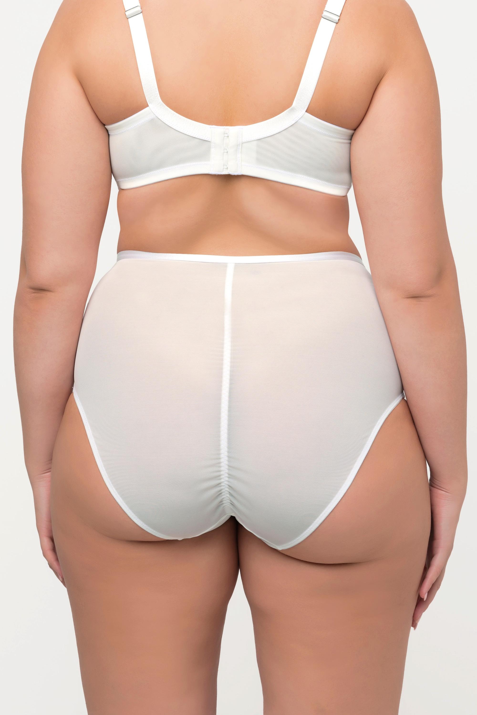 Ulla Popken  Maxislip, Shapewear, Spitzeneinsatz, Ziersteine 