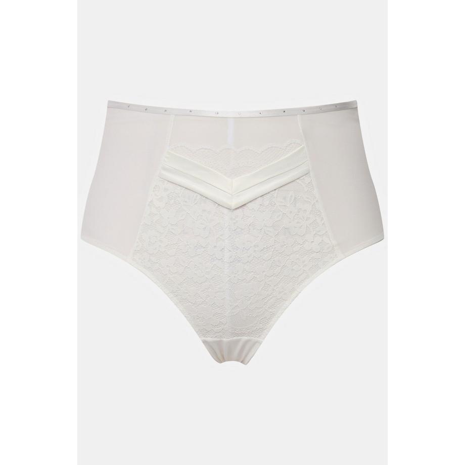 Ulla Popken Maxi Slip Modellanti Inserto Pizzo Applicazioni  