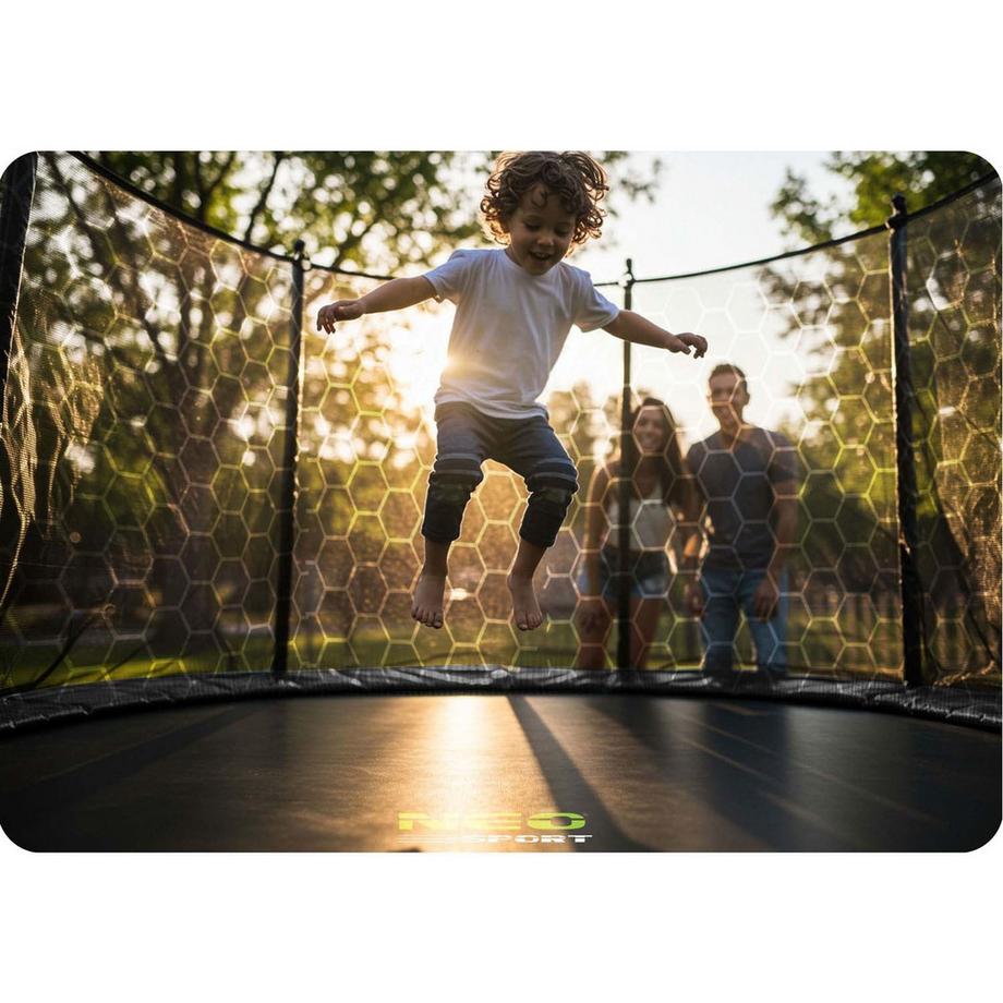 B2X  6ft/183cm Gartentrampolin mit Innennetz und Leiter Neo-Sport 