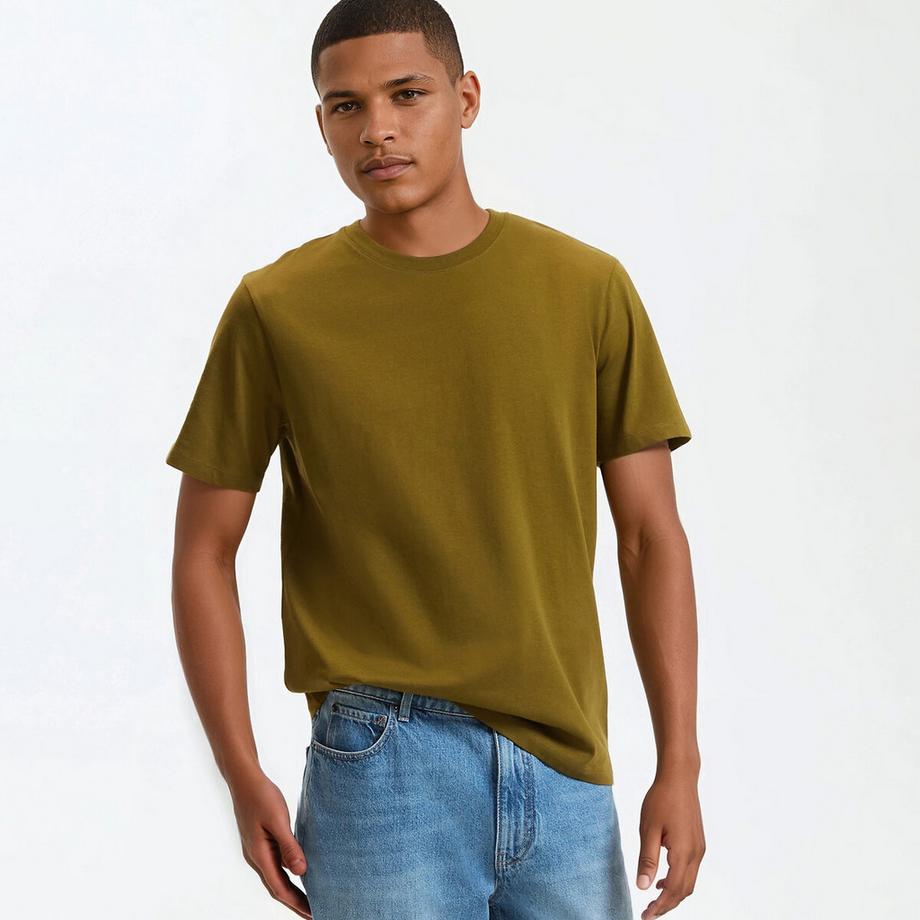 T-shirt col rond manches courtes