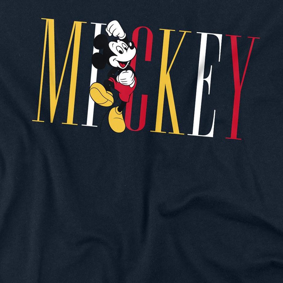 Disney Mickey Mouse T-Shirt Maniche Lunghe  