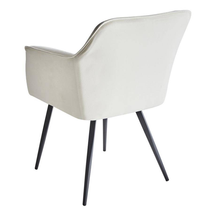 Beliani Lot de 2 chaises de salle à manger en Velours Moderne JASMIN  